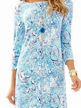 Lilly Pulitzer Sophie Dress XS Blue & White Dress
